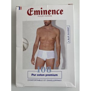 Slip Homme Taille Haute Ouvert &Eacute;minence 108 Blanc Taille 8 Xxxxl - Occasion