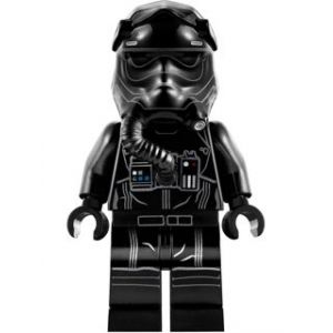 LEGO Star Wars Episode 8 First Order TIE Pilot, Three White Lines on Helmet sw0902 du set 75194 75272 - Occasion