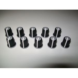 10 boutons potentiomètre table de mixage - Occasion