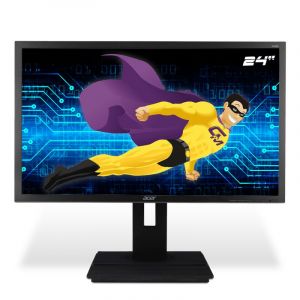 Ecran PC 24" ACER B246HL TFT 5ms 16:9 VGA DVI 60Hz 1920x1080 - Occasion