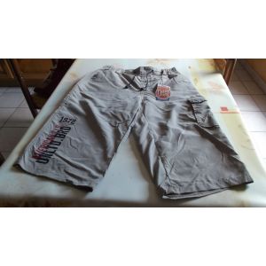 Pantacourt American Classic Carrefour Pantacourt Homme Polyester L Beige - Occasion