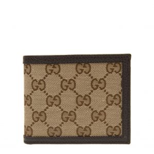 GUCCI HOMME 260987KY9LN0019903 BEIGE En tissu PORTEFEUILLE - Occasion