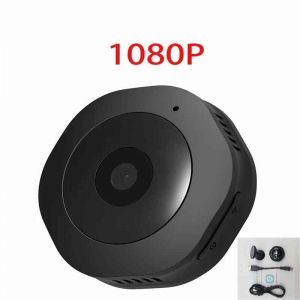 Mini caméra espion WiFi 4K HD 1080p,petit caméscope portable,vision nocturne,micro caméra,IP,invisible,Smart Home,surveillance à distance - Type [1080P H6]-16G - Occasion