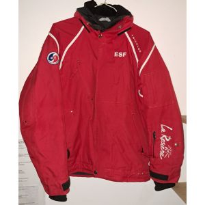 Superbe Veste De Ski Esf Blouson La Rosi&egrave;re Espace San Bernardo France Italie Les Alpes Manteau De Neige Moniteur Ski Snowboard Multipoches Haute Qualit&eacute; Comp&eacute;tition &Eacute;tanche Porte Forfait - Occasion