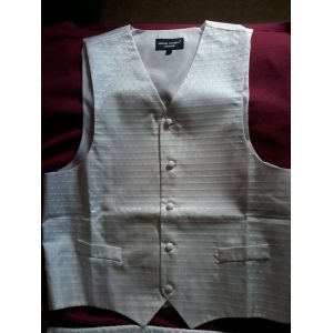Gilet De Cérémonie "Mariage" Ivoire Homme - Occasion