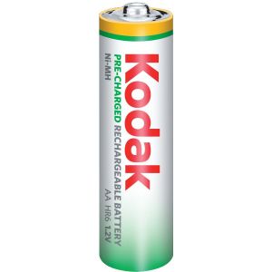 Accumulateur rechargeable pré-chargé Ni-MH Kodak - LR6 - Intensité 2100 mA - Vendu par 4 - Occasion
