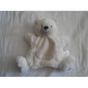 Doudou Ours Marionnette Blanc Beige Fourrure Peluche Simba Toys Benelux Ourson Jouet Eveil Bebe - Kiabi Nicotoy - Occasion
