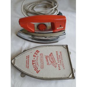 fer à repasser calor matic orange n°13 13 vintage - Occasion