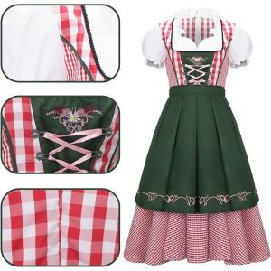 &bull; D&eacute;guisement Femme Bavarois, Oktoberfest. 3 Pi&egrave;ces, Taille M - Occasion