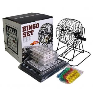 Lot De 75 Balles De Jeu De Famille, Ensemble Traditionnel De Loto, Cage, Balles, Cartes, Comptoir De Fête, Porte-Bonheur - Occasion