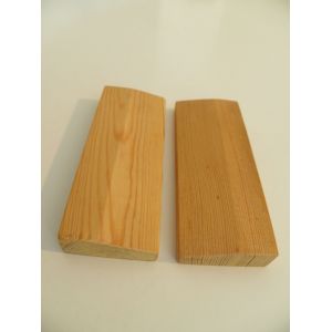 Paire de Sabots, Socles en Pin des landes 115x45x14à8mm pour Habillage Bati Huisserie de porte Plinthe Champlat Chambranle - Occasion