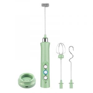 Mousseur ? Lait ?lectrique Rechargeable ? 3 Vitesses, Mousseur ? Lait Portatif Pour Caf&iquest;&iquest;, Chocolat, Vert 9109-May14A01876 - Occasion