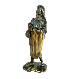 Pierre chenet sculpture jeune orientale bronze - Occasion