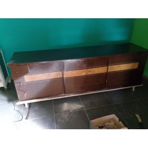 buffet bas enti&egrave;rement restaur&eacute; tout en conservant son jus art d&eacute;co, et style vintage - Occasion