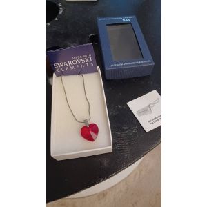 Collier Coeur Swarovski - Occasion