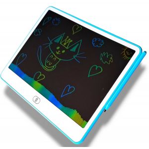 Tablette Lcd Bleu 13 Pouces Enfant Dessin Ecriture Effaçable Ardoise Numérique - Occasion
