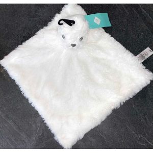 Doudou Phoque Blanc Tex Baby Grelot Hochet Mouchoir Petite Couverture Bebe Naissance - Occasion