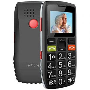 Artfone C1 Téléphone portable pour personnes âgées avec grandes touches | Fonction SOS | Écran double SIM | Appel rapide | Torche | Radio Son haut | Batterie longue durée - Occasion