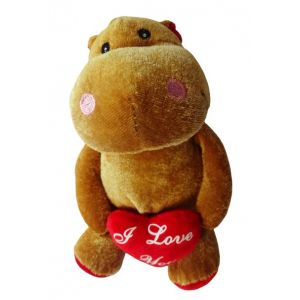 Peluche Hippopotame I Love You - Occasion