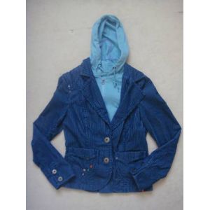 Très Belle Veste Velours Bleu Canard Edc By Esprit - M - Occasion
