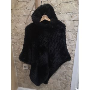 Poncho Fausse Fourrure - Occasion