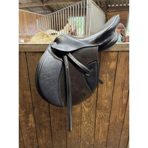 Selle D&rsquo;Equitation Fouganza Romeo 17.5 + Accesoires - Occasion