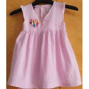 Robe Disney Taille 4 Ans En Vichy Rose - Occasion