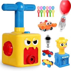 Lanceur de Voiture avec Ballon,Inertial Power Balloon Car,Ensemble de v&eacute;hicule &agrave; air Ballon,Balloon Car Toy pour Les Enfants Cadeaux &Eacute;ducatifs Jeux Gar&ccedil;ons Filles - Occasion