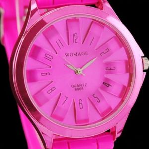 Montre Womage Sunflower Rose Fushia - Occasion