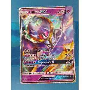 Grande Carte Pokemon Lunala Gx. La Carte Fait 14,6 Cm De Largeur Et 20,3 Cm De Longueur. Mets &Agrave; 10&euro; - Occasion