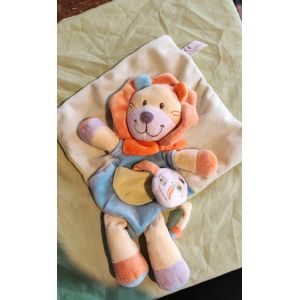 Doudou Lion Plat Nicotoy Simba - Occasion