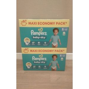 Lot Pampers Baby Dry Taille 5(188 Couches) - Occasion