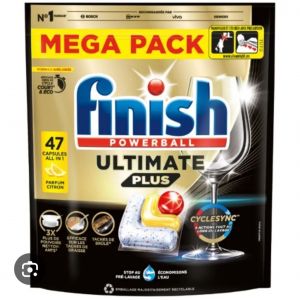 Capsules lave vaisselle FINISH powerball ultimate plus - Occasion