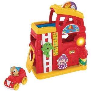 Maison "Monkey Pompier" - Fisher Price + 1 Véhicule Puppy - Pour Enfant De 1 À 3 Ans - Éveil - Occasion