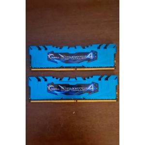 G.Skill Ripjaws 4 Series - DDR4 - kit - 16 Go: 2 x 8 Go - DIMM 288 broches - 2400 MHz / PC4-19200 - CL15 - 1.35 V - m&eacute;moire sans tampon - non ECC - Occasion