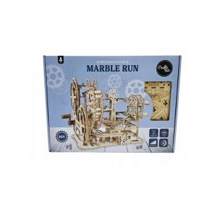 MARBLE RUN Circuit &agrave; billes avec monte-escaliers et piste &agrave; billes Puzzle 3D en bois m&eacute;canique - Occasion