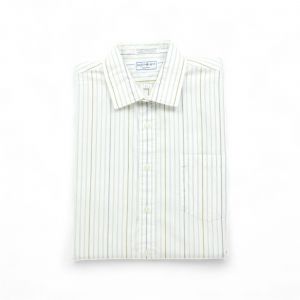 Reconditionné - Chemise Classiques Homme À Rayures - Taille L - Homme - Blanc - Occasion