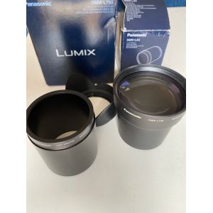 Lentille de Conversion Panasonic Lumix DMW-LT55 &#43; Adaptateur DMW-LA5 Compatible Camera Lumix DMC-FZ30, FZ-40, FZ-45, FZ60, FZ62, FZ70, FZ72, FZ80, FZ82, FZ83, FZ85, DMC-FZ100, FZ200, FZ300, FZ330. - Occasion