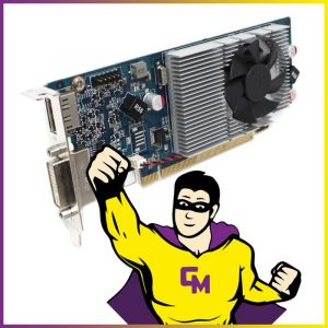 Carte Graphique Nvidia GeForce 405 1Go DDR3 PCI-Express DP DVI-I Low Profile - Occasion