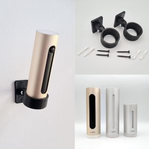 Lot de 2 Support Mural adapté à la caméra de Surveillance et à la Station météo NETATMO Welcome - Support Stable - support Mural réglable et inclinable - Occasion