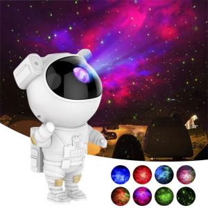 Projecteur Led Astronaute, Ciel Étoilé, Galaxie, Lampe Décorative Pour Chambre À Coucher, Veilleuse Réglable À 360 °, Cadeau Pour Enfants, Décoration De La Maison - Occasion