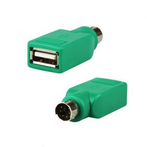 Adaptateur USB femelle vers PS2 PS/2 m&acirc;le, convertisseur de clavier, souris, connecteurs d'ordinateur, vid&eacute;o, 1 pi&egrave;ce - Occasion