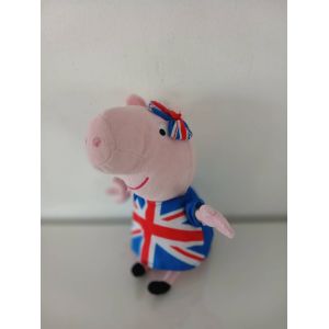 Peluche Peppa Pig "Union Jack" - &Eacute;dition Ty Beanie Babies - Occasion