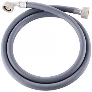 Flexible Lave Linge Tuyau D'alimentation en Eau D'eau Machine à Laver Vaisselle Rallonge de Tuyau D'arrivée D'eau Froide Universel Tuyau de Raccordement à 90 ° pour Lave-Vaisselle 1,5 M - Occasion