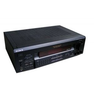 Sony STR-DE325 Amplis de sono 4 canaux sortie de { 100 Watts } par canal sous { 8 ohms } Sony dolby pro Logic FM stéréo/ FM -AM receiver audio/vidéo control Center digital signal processing RDS eon - Occasion