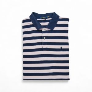 Reconditionné - Polo Manches Courtes Homme Slim Fit - Taille 2xl - Homme - Rose - Occasion
