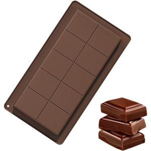 Moule Tablette Chocolat, Moule À Chocolat En Silicone, Moule À Tablette De Chocolat Dubai, Moules À Chocolat Super Profonds Pour Barres Protéinées Et Énergétiques, 1 Pièce - Occasion