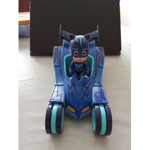 Figurine yoyo et sa voiture pyjamask - Occasion