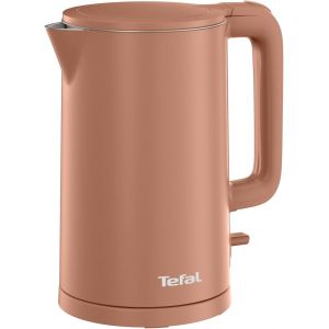 Tefal Thermo Protect, Bouilloire électrique, Safe to Touch, Paroi intérieure en acier inoxydable, 1500W, Noir, KO140PEO - Occasion