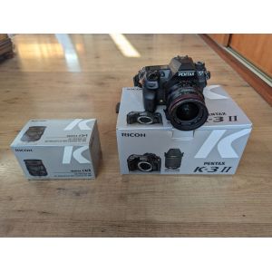 Pentax K-3 II reflex 24 mpix + Objectif 20-40mm f:2.8 -4 ED limited - Occasion